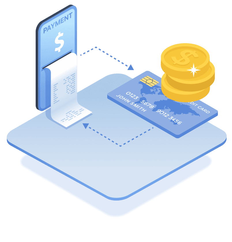 Illustration demonstrating Sync Payments