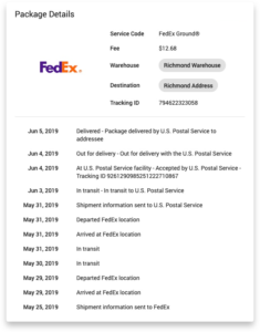 YoPrint FedEx Package Tracking v1.0