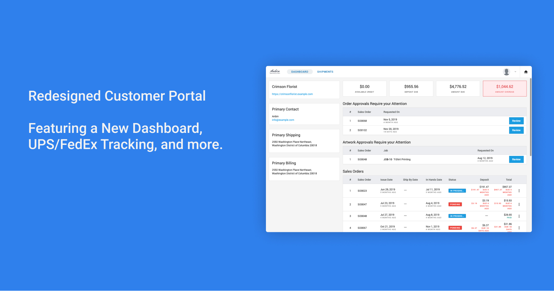 Redesigned Customer Portal 1