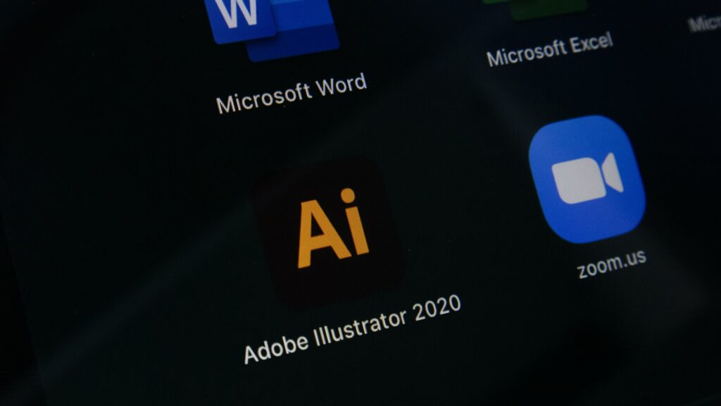 Screen with Adobe Illustrator featured