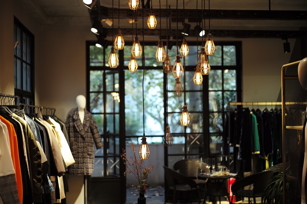 The interior of a clothing boutique