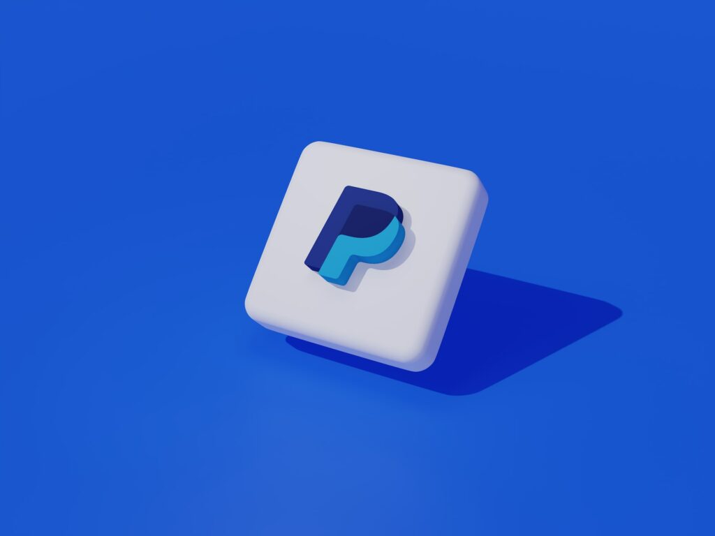 A digital render of PayPal's logo